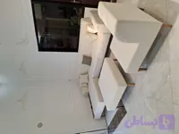 مبل مینیمال ال پرومکس هفت نفره رنگ سفید