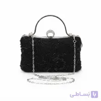 کلاچ شب مرواریدی و بند زنجیر دار