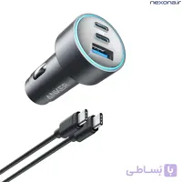 شارژر فندکی انکر Anker 335 Car Charger 67W Cable USB-C to USB-C مدل B2736