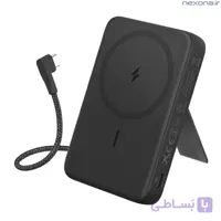 پاوربانک بیسیم انکر Anker Zolo Magnetic Power Bank 10K 15W WireLess Built-in USB-C Cable 30W مدل A1685