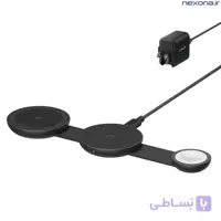 شارژر بی‌سیم 3 در 1 انکر مدل Anker MagGo 3-in-1 Foldable Charging Pad Qi2 B25M8
