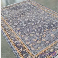 فرشینه طرح افشان، رنگ طوسی دودی کد L 480 (پس کرایه)