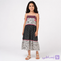 پیراهن دخترانه ساحلی برند خنک و تابستانی-00210432