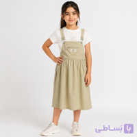 بیلر دامنی و تیشرت دخترانه برند وارداتی خنک و تابستانه-8809