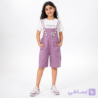 تیشرت و بیلر شلوارکی دخترانه برند وارداتی تابستانه و خنک-88012