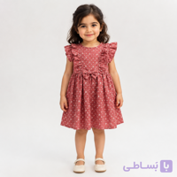 پیراهن دخترانه برند خنک و تابستانه-1003928
