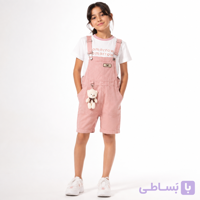 تیشرت و بیلر شلوارکی دخترانه برند وارداتی تابستانه و خنک-8823