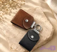 جا کلیدی مموری چرم طبیعی دست‌دوز گیلا چرم (کد HFJUR)