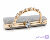 کیف کلاچ زنانه دهانه فلزی