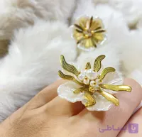 انگشتر زنانه و دخترانه فانتزی/مجلسی/رنگ‌ثابت/دو مدل موجود