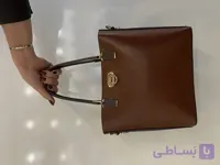 کیف چرم طبیعی/عسلی،سورمه ای،ویزون/زنانه و دخترانه