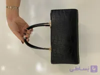 کیف چرم طبیعی زنانه/دستی و بند بلند/رنگ بندی‌خاص