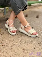 صندل minoo زیره پیو ۳سانت کرمی کد2