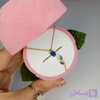 گردنبند رز آبی