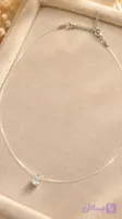 گردنبند نامرئی مدل اشک