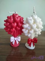 شمع بادکنک قلبی