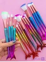 ست براش آرایشی ۴ تکه طرح ماهی