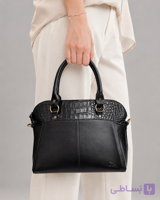 کیف دستی زنانه چرم طبیعی ساتچل کلاسیک کد 0026