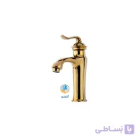 شیر روشویی مدل بامبو قاجاری طلایی