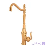 شیر ظرفشویی مدل بامبو قاجاری طلا مات