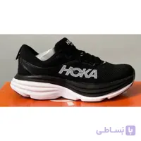 کفش اسپرت هوکا مشکی سفید زنانه مردانه پسرانه دخترانه نرم و راحت