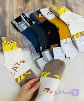 جوراب زنانه طرح گربه
