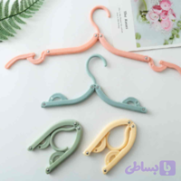 چوب‌ لباسی تاشوی مسافرتی ( پک ۳ عددی )