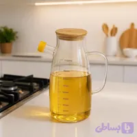 روغن‌ریز پیرکس با درب بامبو (1000میل)