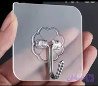 میخ چسبی قلاب دار پک 4 تایی (کد J8RN3)