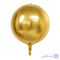 بادکنک فویلی اوربز طلایی | متالیک براق