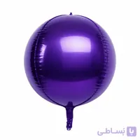 بادکنک فویلی اوربز بنفش یاسی | متالیک براق