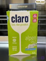 نمک ماشین ظرفشویی کلارو مدل Alpen Salz محصول اتریش ۱/۵۰۰ گرم