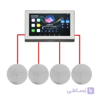سیستم صوتی خانگی ساندکو مجموعه 4 عددی مدل WM-8504