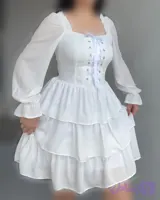 پیراهن حریر سفید کوتاه