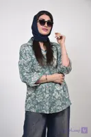 شومیز پیچک زنانه | شومیز پنبه‌ای سبک و راحت فری سایز