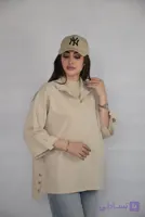 شومیز جلو بسته آلما زنانه | مدل لنین فری سایز با رنگ‌بندی متنوع