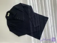 کراپ بافت یقه شکاری پاییزی  لطیف