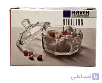 قندان شش ضلعی بلور