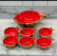کاسه پذیرایی سرامیکی طرح هندوانه