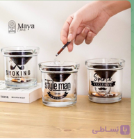 زیرسیگاری شیشه ای مایا