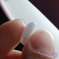 1 عدد نگین سنگ عقیق آبی سفید چند پوست - اورانوس گوهر