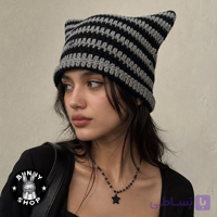 کلاه گربه ای پینترستی -کد301- ترند زمستانی