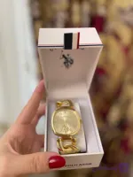ساعت زنانه طلایی پولو امارات uspoloassn