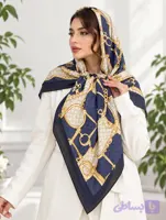 روسری وارداتی حلقه قواره ۱۴۰ | نرم، سبک | 110190