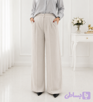 شلوار پارچه ای بگ کمرکش