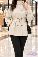 بارانی یقه برشکا