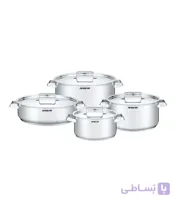 سرویس قابلمه استیل 8 پارچ عرشیا SS768-3377