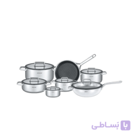 سرویس قابلمه استیل کف لیزری عرشیا مدل 3343