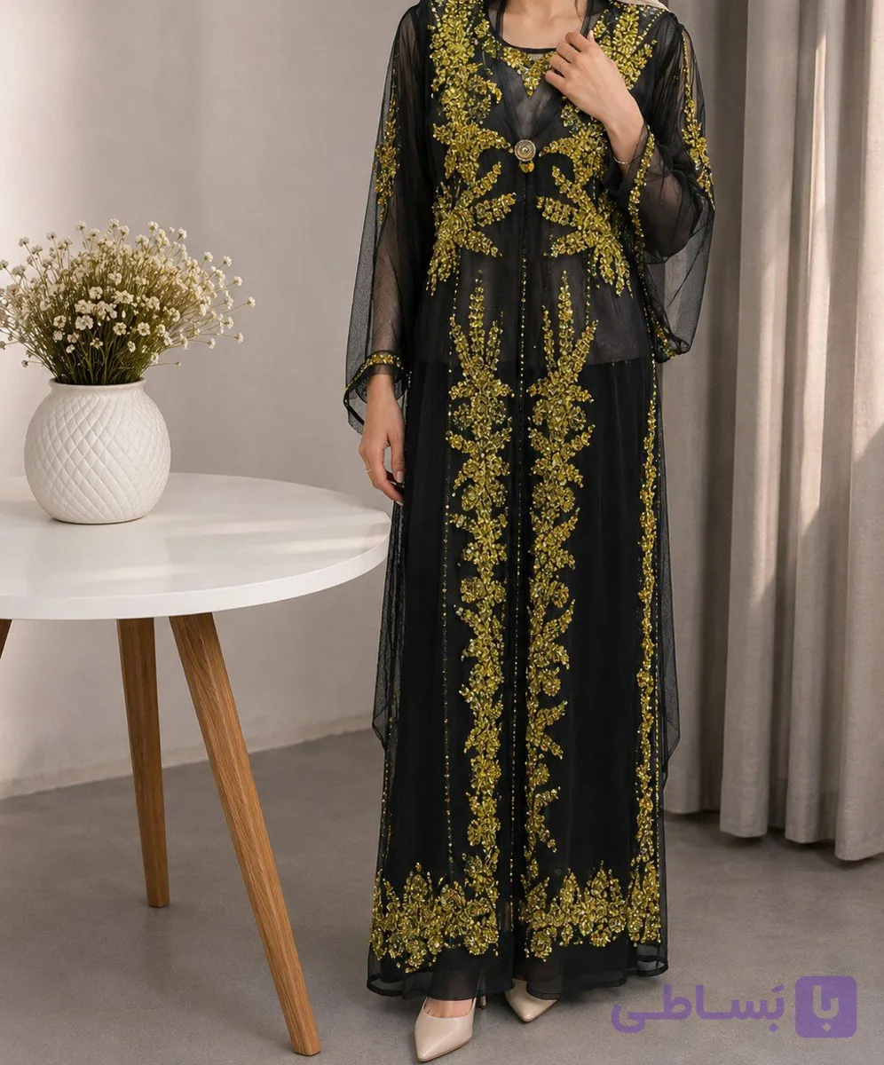 لباس کردی زنانه.دو تیکه طرح زبون