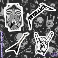 پک استیکر metallica - M07